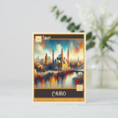 Caïro, Egypte |  schilderij Briefkaart (Staand voorkant)