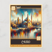 Caïro, Egypte |  schilderij Briefkaart (Voorkant)