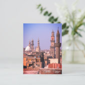 Caïro Minarets & Oude Stad / Egypte Briefkaart (Staand voorkant)