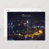 cairo night uitzicht briefkaart (Voorkant / Achterkant)