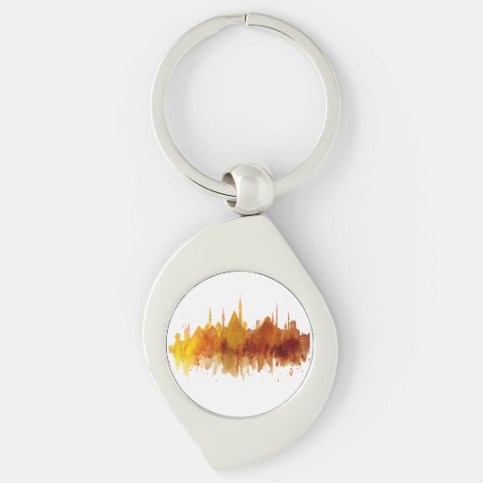 Caïro,  piramides en de Sfinx Sleutelhanger (Voorkant)