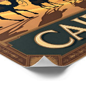 Caïro – Retro Travel Art Poster (Hoek)