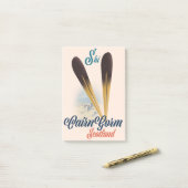 Caïro Scotland Ski poster Post-it® Notes (Op bureau)