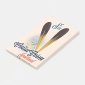 Caïro Scotland Ski poster Post-it® Notes (Schuin)