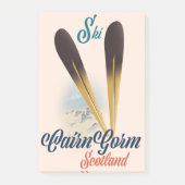 Caïro Scotland Ski poster Post-it® Notes (Voorkant)