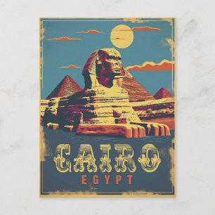 Caïro:  sfinx briefkaart