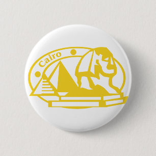 Caïro Stamp Ronde Button 5,7 Cm