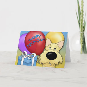 Caïro Terrier Birthday Card Kaart