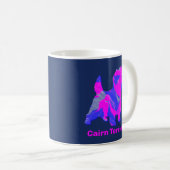 Caïro Terrier Dog Hot Pink & Blue Koffiemok (Voorkant rechts)