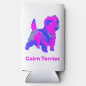 Caïro Terrier Dog Silhouette Hot Pink & Blue (Achterkant)