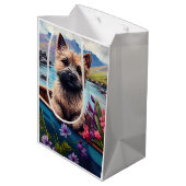 Caïro Terrier op een peddel: een Schilderachtig av Medium Cadeauzakje (Achterkant Gekanteld)