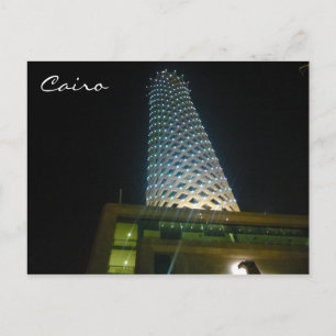 caïro-toren omhoog briefkaart
