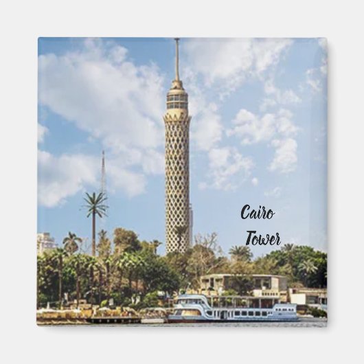 Cairo Tower magnet Magneet (Voorkant)