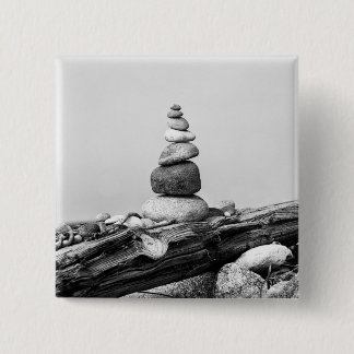Caïro Vierkante Button 5,1 Cm