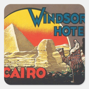 Caïro Vierkante Sticker