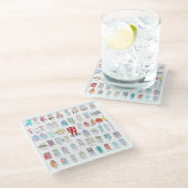 CAIS 2e Grade Glass Onderzetter - Klasse van 2030 (Schuin)