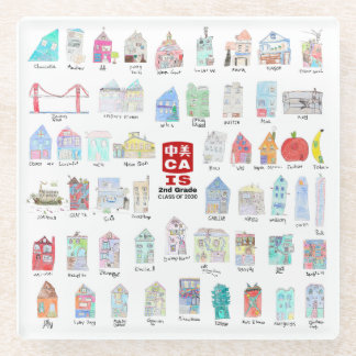 CAIS 2e Grade Glass Onderzetter - Klasse van 2030