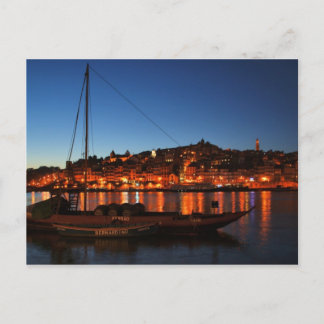 Cais da Ribeira, Porto, Portugal Briefkaart