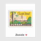 Caiseter Hotel Durban South Africa Sticker (Vel)