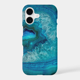 Caisse assez bleue de pierre gemme de Geode