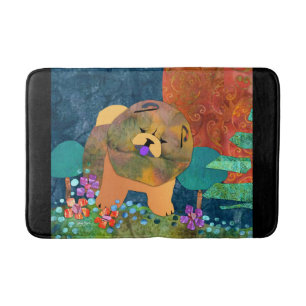 Caisse de bouffe d'EXTRAITS ou tapis de bain