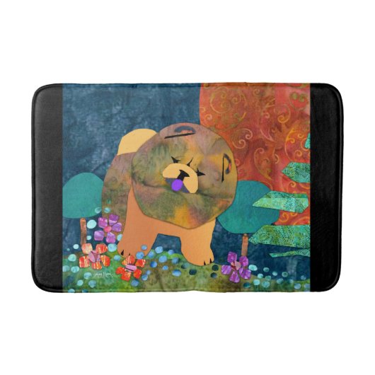 Caisse de bouffe d'EXTRAITS ou tapis de bain (Devant)