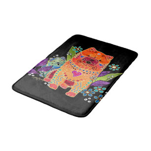 Caisse de bouffe lisse de Bindi ou tapis de bain
