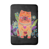 Caisse de bouffe lisse de Bindi ou tapis de bain (Devant (Vertical))