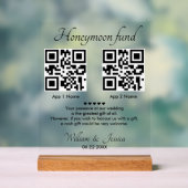 Caisse de Lune de Miel avec 2 Code QR (Neutre)