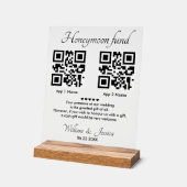 Caisse de Lune de Miel avec 2 Code QR (Angle)