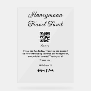 Caisse de lune de miel scannez le code QR ajouter