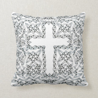 Caisse détaillée de coussin de motif de croix