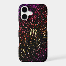 Caisse foncée chaude de l'iPhone X de monogramme
