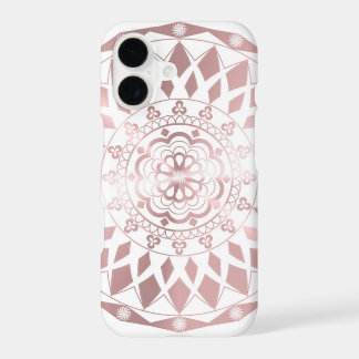 Caisse rose de l'iPhone X d'effet d'or