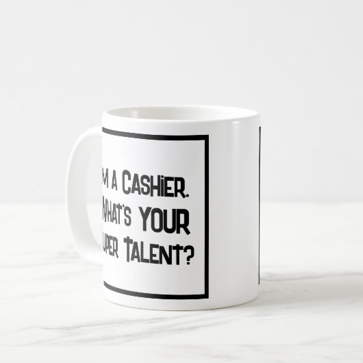 Caisse Super Talent. Café Mug (Devant gauche)