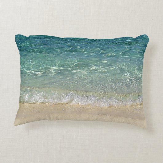 Caisse tropicale bleue de coussin de l'eau du (Dos)