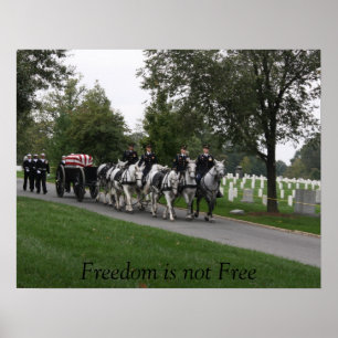 caisson Arlington begraafplaats Poster