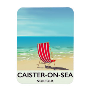 Caister-on-Sea Zeereisposter Magneet