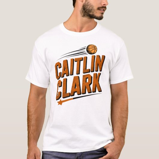 Caitlin Clark Basketball Fan T-shirt (Voorkant)