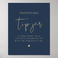 CAITLIN Navy & Goud Boho Fooi-pot en Adviesbord