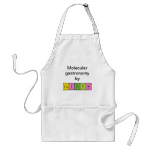 Caitlyn periodieke tabelnaam apron standaard schort