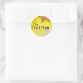 Caitlyn Rainbow Sunflower Nom Stickers (Sac)