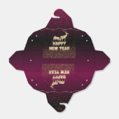 Caja de regalo  elegante para navidad bedankdoosjes (Uitgevouwen)