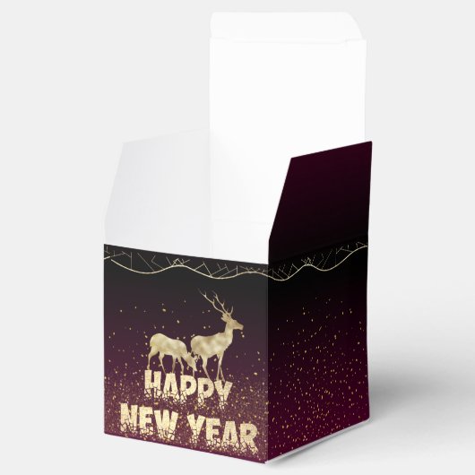 Caja de regalo elegante para navidad bedankdoosjes (Geopend)