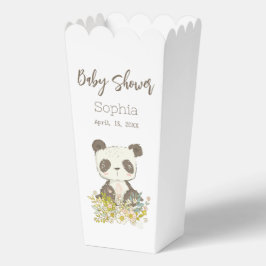 Caja Palomitas Baby Shower Panda Bedankdoosjes