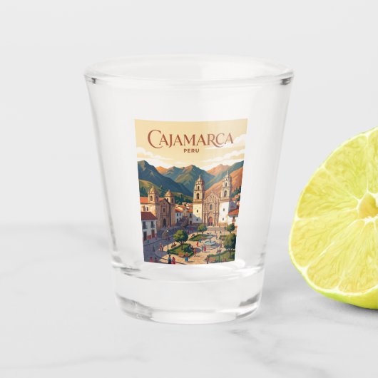 Cajamarca, Peru Peru Shot Glas (Voorkant)