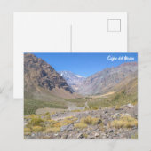 Cajón del Maipo, Chili Briefkaart (Voorkant / Achterkant)