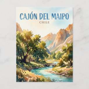 Cajón del Maipo Chilië Briefkaart