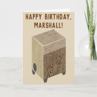 Cajon Drum Verjaardagskaart
