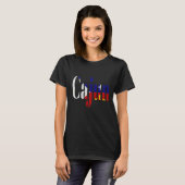 Cajun Acadian Flag Louisiana Tee Shirt (Voorkant volledig)